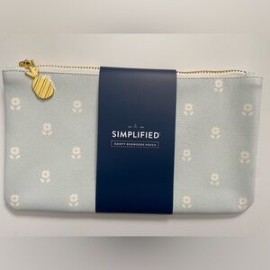 Emily Ley Simplified Pouch Dogwood Pattern NWT! Planner Acessory